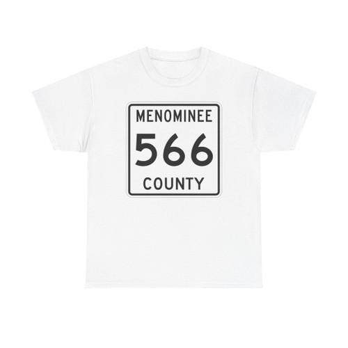Michigan 566 Menominee County (Michigan) (Road Sign) T-Shirt