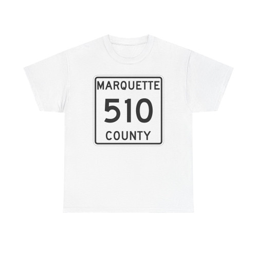 Michigan 510 Marquette County (Michigan) (Road Sign) T-Shirt