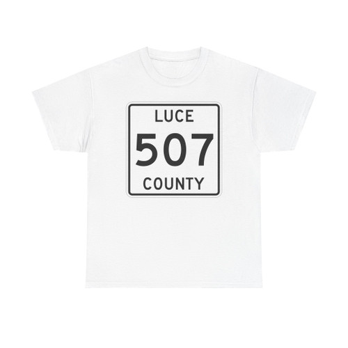 Michigan 507 Luce County (Michigan) (Road Sign) T-Shirt