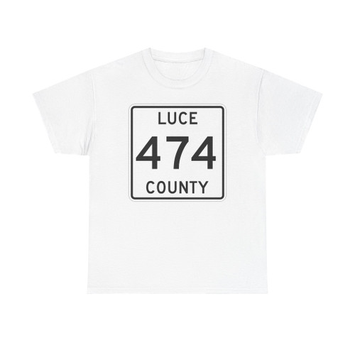 Michigan 474 Luce County (Michigan) (Road Sign) T-Shirt