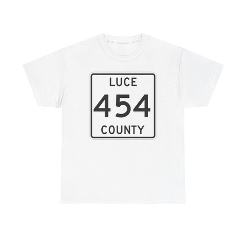 Michigan 454 Luce County (Michigan) (Road Sign) T-Shirt