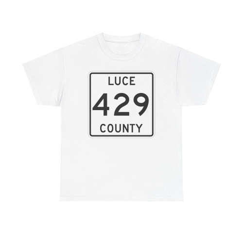 Michigan 429 Luce County (Michigan) (Road Sign) T-Shirt