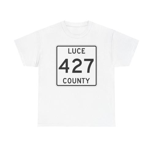 Michigan 427 Luce County (Michigan) (Road Sign) T-Shirt