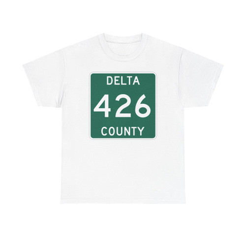 Michigan 426 Delta County (Michigan) (Road Sign) T-Shirt