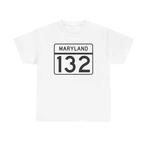 MD Route 132 (Maryland) (Road Sign) T-Shirt