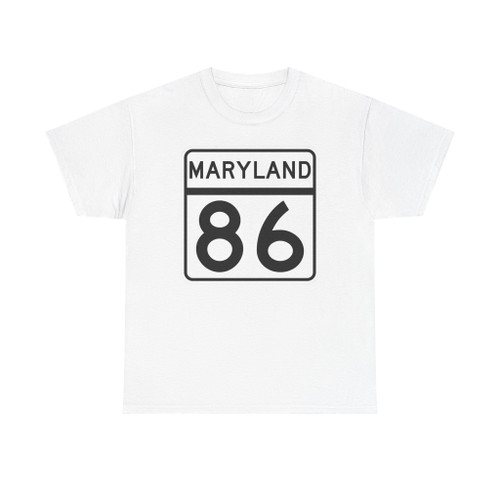 MD Route 86 (Maryland) (Road Sign) T-Shirt