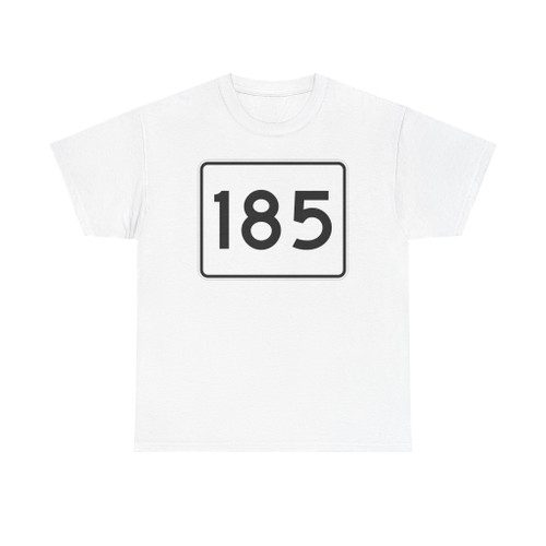 MA Route 185 (Massachusetts) (Road Sign) T-Shirt