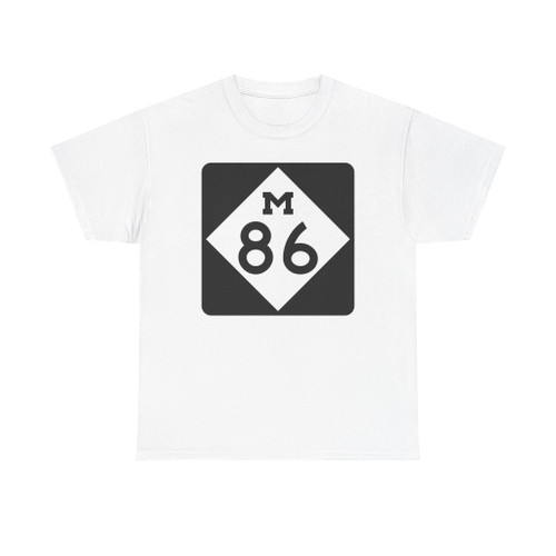M-86 (Michigan) (Road Sign) T-Shirt