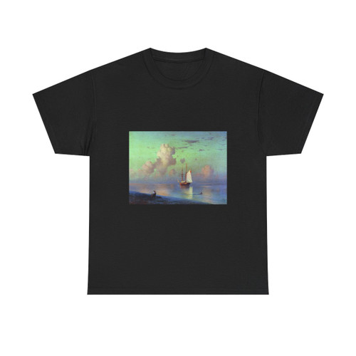 Ivan Constantinovich Aivazovsky (1817-1900)  Sunset - T-Shirt