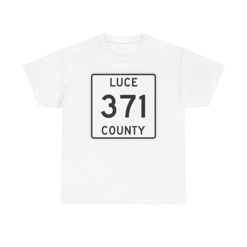 Michigan 371 Luce County (Michigan) (Road Sign) T-Shirt