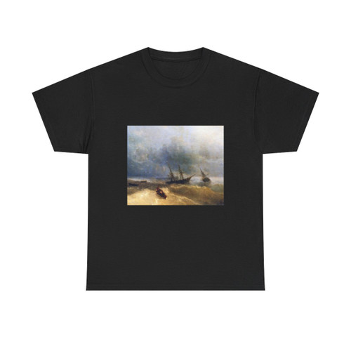 Ivan Constantinovich Aivazovsky (1817-1900)  The Shipwreck - T-Shirt