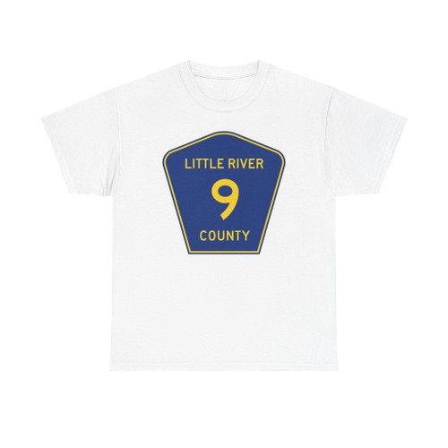 Little River County Route 9 AR (Arkansas) (Road Sign) T-Shirt