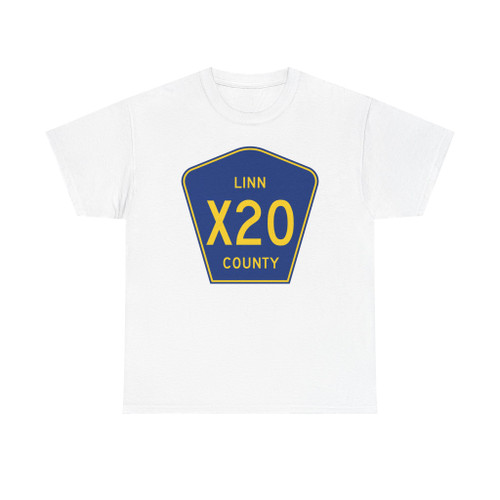 Linn County Route X20 IA (Iowa) (Road Sign) T-Shirt
