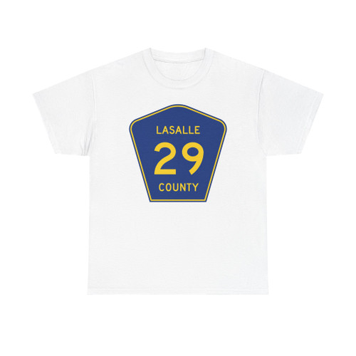 Lasalle County 29 (Illinois) (Road Sign) T-Shirt
