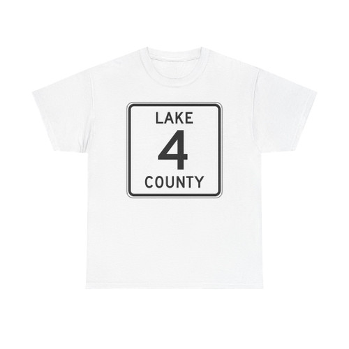 Lake County Route 4 MN (Minnesota) (Road Sign) T-Shirt