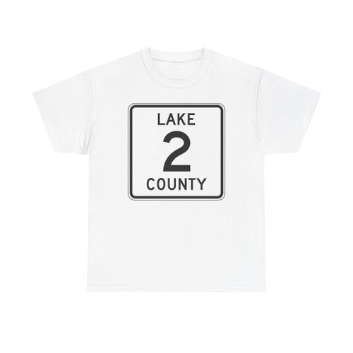 Lake County Route 2 MN (Minnesota) (Road Sign) T-Shirt
