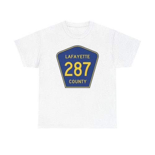 Lafayette County Route 287 MS (Mississippi) (Road Sign) T-Shirt