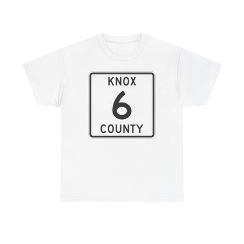 Knox County Route 6 OH (Ohio) (Road Sign) T-Shirt