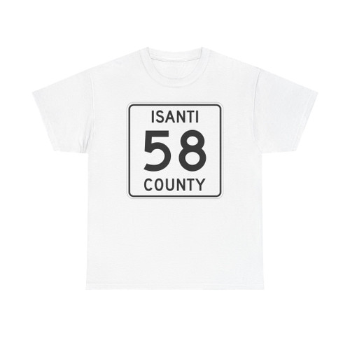 Isanti County 58 MN (Minnesota) (Road Sign) T-Shirt