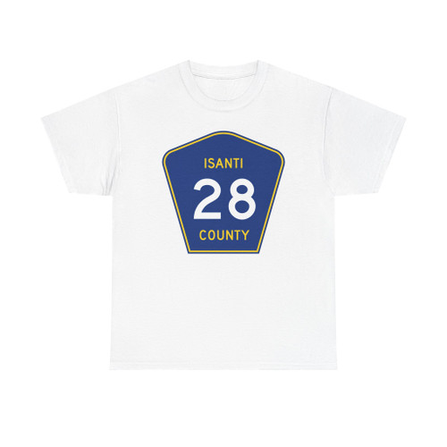 Isanti County 28 MN (Minnesota) (Road Sign) T-Shirt