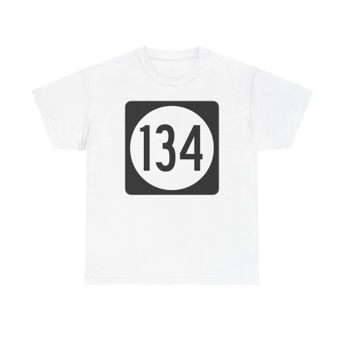 Iowa 134 (Iowa) (Road Sign) T-Shirt