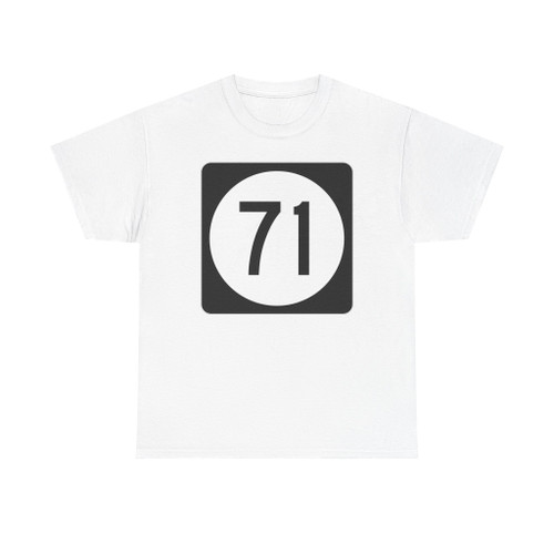 Iowa 71 (Iowa) (Road Sign) T-Shirt