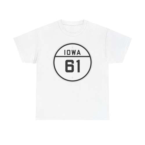 Iowa 61 1926 (Iowa) (Road Sign) T-Shirt
