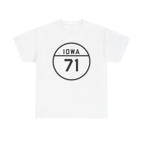 Iowa 71 1926 (Iowa) (Road Sign) T-Shirt