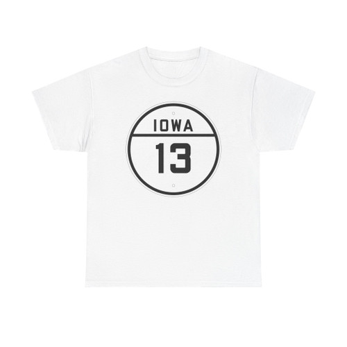 Iowa 13 1926 (Iowa) (Road Sign) T-Shirt