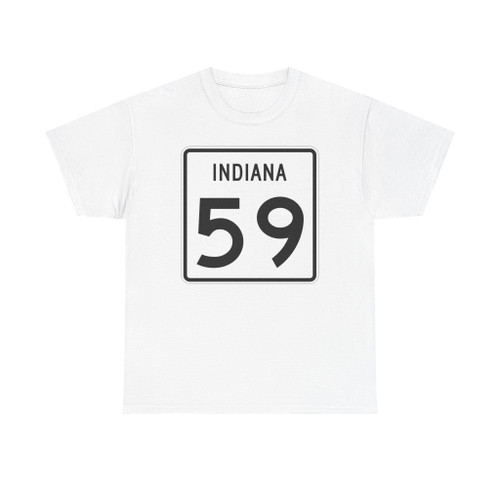 Indiana 59 (Indiana) (Road Sign) T-Shirt