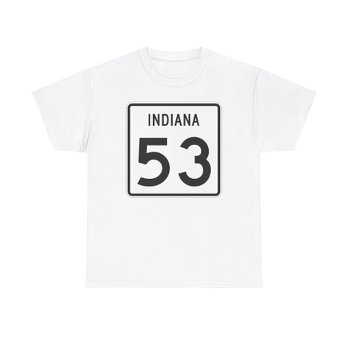 Indiana 53 (Indiana) (Road Sign) T-Shirt