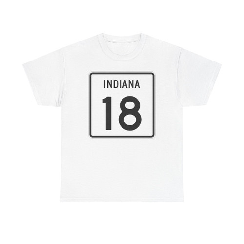 Indiana 18 (Indiana) (Road Sign) T-Shirt