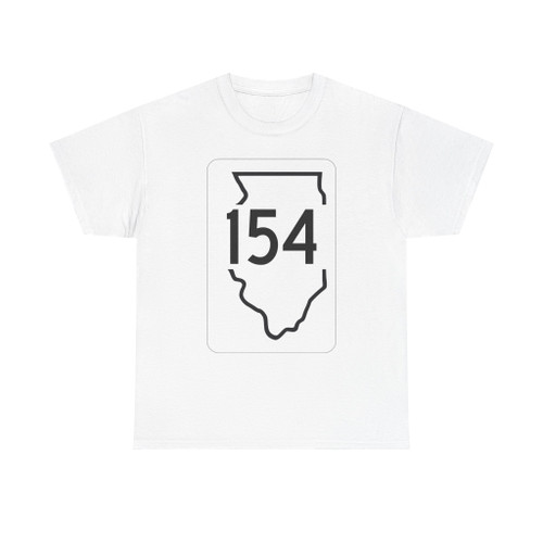 Illinois 154 1950 (Illinois) (Road Sign) T-Shirt