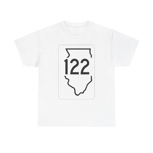 Illinois 122 1950 (Illinois) (Road Sign) T-Shirt