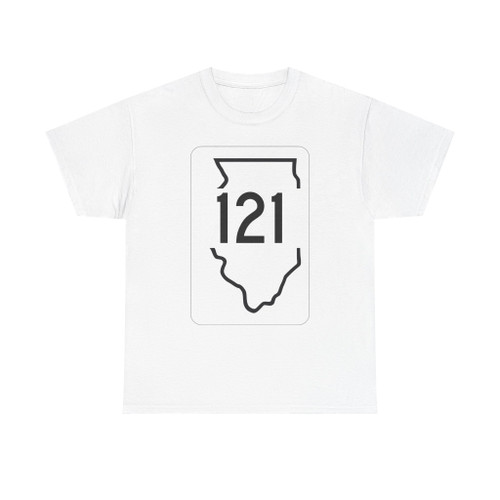 Illinois 121 1950 (Illinois) (Road Sign) T-Shirt