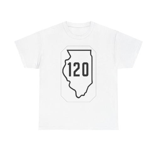 Illinois 120 1926 (Illinois) (Road Sign) T-Shirt