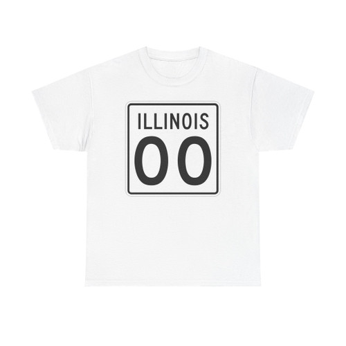 Illinois 00 1960 (Illinois) (Road Sign) T-Shirt
