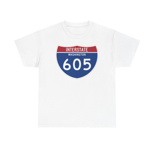 I-605 WA Metric (Washington) (Road Sign) T-Shirt