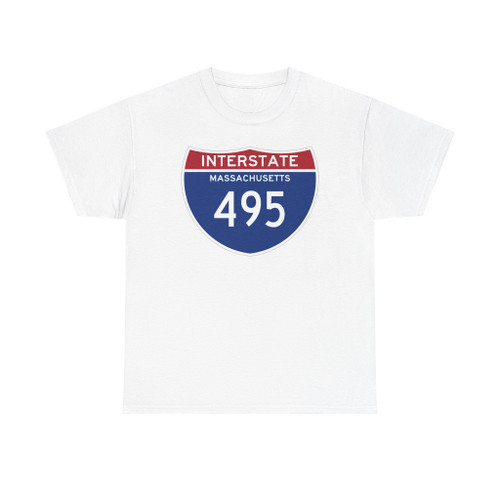I-495 MA (Massachusetts) (Road Sign) T-Shirt