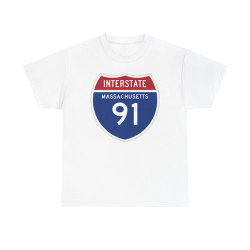 I-91 MA 1957 (Massachusetts) (Road Sign) T-Shirt