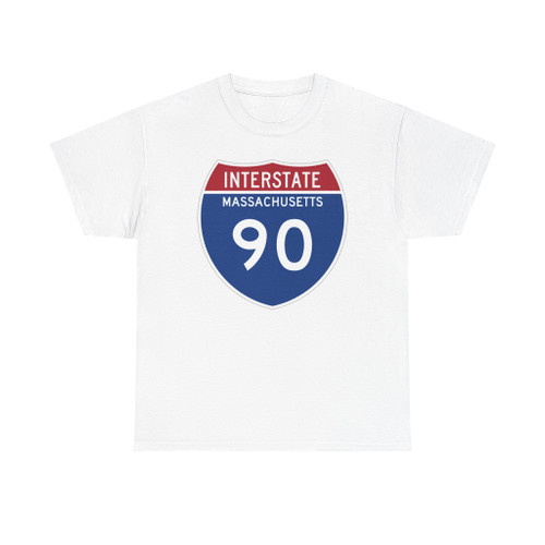 I-90 MA Metric (Massachusetts) (Road Sign) T-Shirt