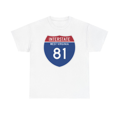 I-81 WV Metric (Virginia) (Road Sign) T-Shirt