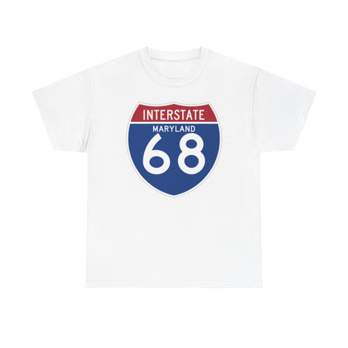I-68 MD (Maryland) (Road Sign) T-Shirt