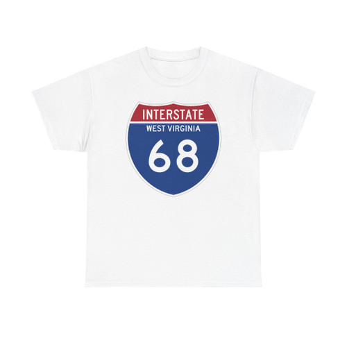I-68 WV Metric (Virginia) (Road Sign) T-Shirt