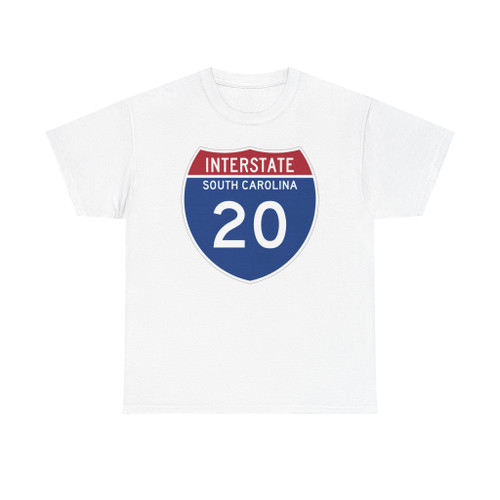 I-20 SC Metric (South Carolina) (Road Sign) T-Shirt
