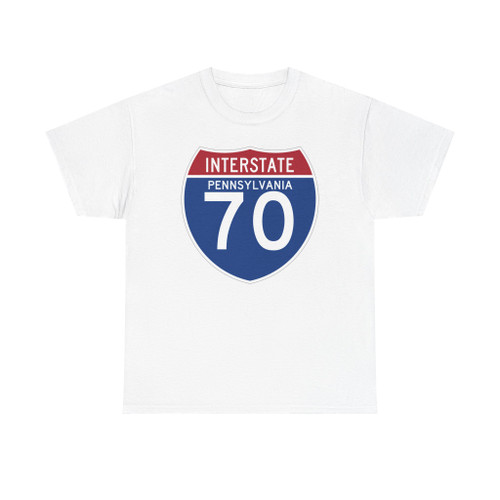 I-70 PA (Pennsylvania) (Road Sign) T-Shirt