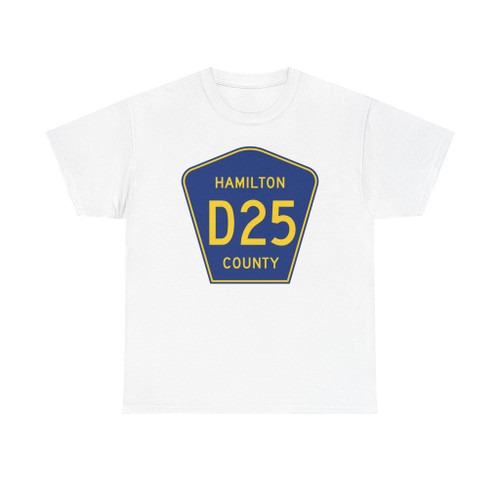 Hamilton County Route D25 IA (Iowa) (Road Sign) T-Shirt