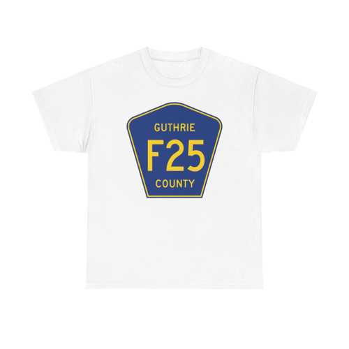 Guthrie County Route F25 IA (Iowa) (Road Sign) T-Shirt