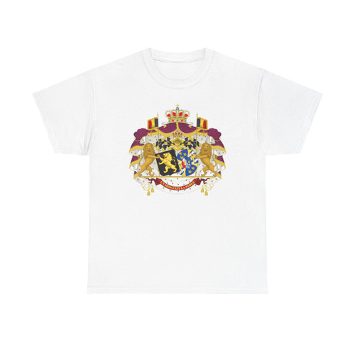 Alliance Coat of Arms of King Leopold III and Queen Astrid (Belgium) (Coat of Arms) T-Shirt