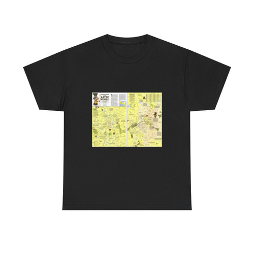 Central America - The Aztec World (1980) (Map) T-Shirt